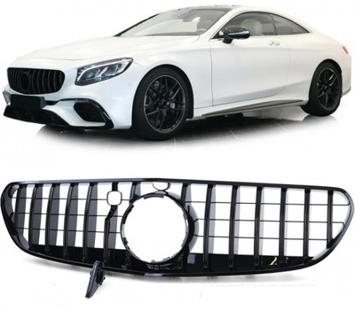 REJILLA DE RADIADOR REJILLA MERCEDES S63 S65 AMG W217 C217 S CUPÉ PANAMERICANA NEGRO  