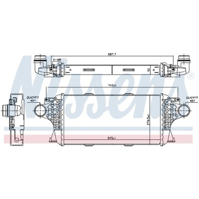 INTERCOLLER GLE W166 C292 GLS GL X166 M ML 350 GL