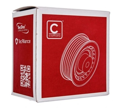 Caffaro 13-58 ролик напрямна / напрямна, ремінь клиновий зубчастий фото №1