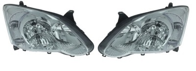 TOYOTA COROLLA REFLEKTOR LAMPA PRZÓD KOMPLET 04-07