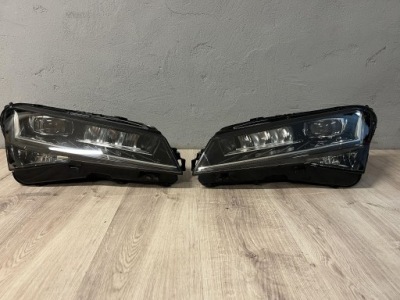 Skoda superb 3 3v1 комплект лампа перед full led фото №1