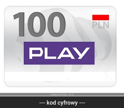 Doładowanie Play 100 zł