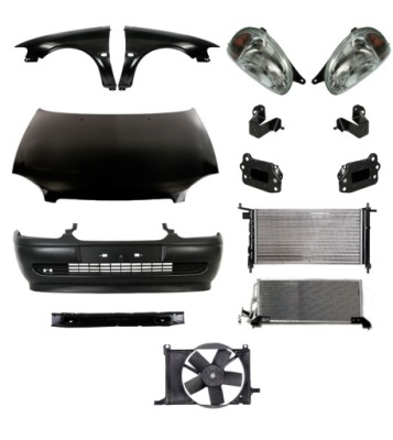 Opel combo b lift 97-00 бампер капот крила фото №1