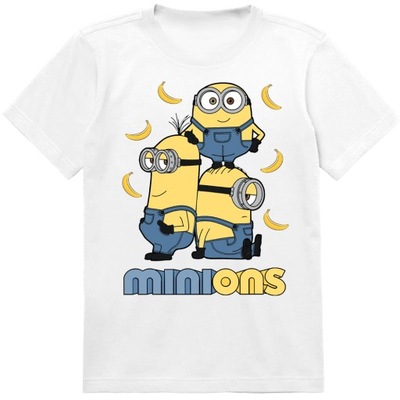 KOSZULKA DZIECIĘCA T-SHIRT DLA DZIECKA KOSZULKA MINIONKI 152 158 JAKOŚĆ