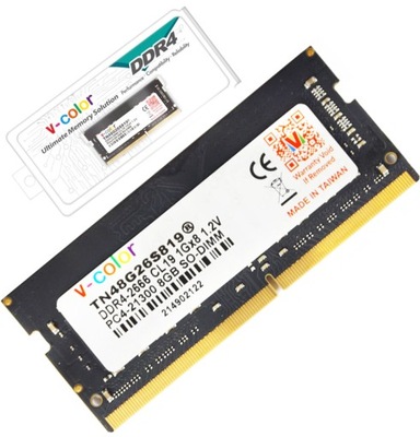 PAMIĘĆ RAM DDR4 8GB 2666 MHz SODIMM CZARNE
