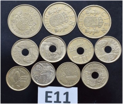 Hiszpania - zestaw - pesety, okolicznościowe