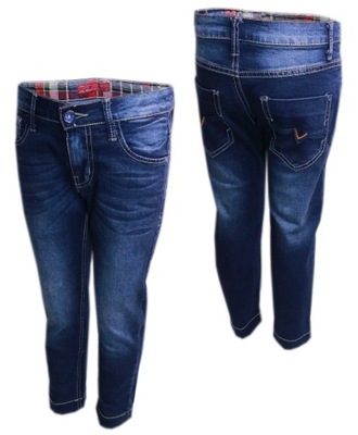 Spodnie jeansowe chłopięce jeansy 74-80