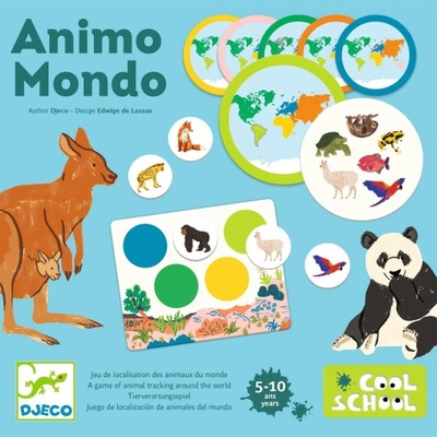 Djeco: gra edukacyjna lotto Zwierzęta Świata
