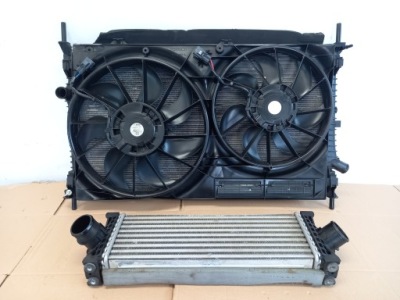 Комплект радіатор вентилятори ford transit custom 2.0 tdci 2015- фото №1