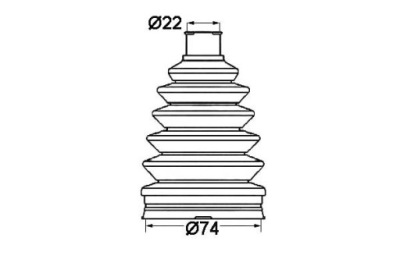 Набір захист шарнір sasic 7701209239 36918 фото №1
