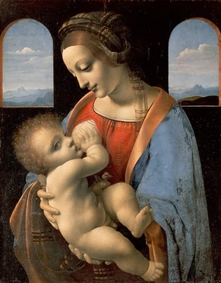 Leonardo da Vinci- Madonna Litta Madonna and Child