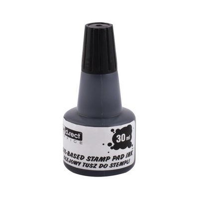 TUSZ OLEJOWY CZARNY 30ml DO STEMPLI METALOWYCH