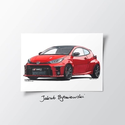 Plakat - Toyota Yaris GR - Bytniewski