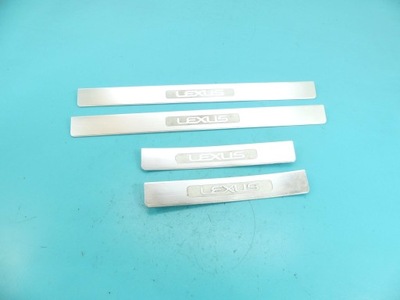 Накладки накладки порогові комплект lexus gs iii 05-12 фото №1