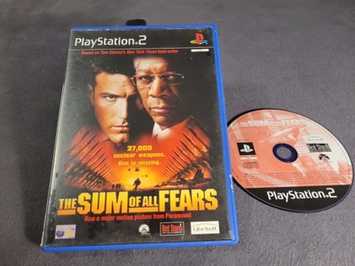 The Sum of All Fears gra PS2 PlayStation 2 Ubisoft instrukcja komplet