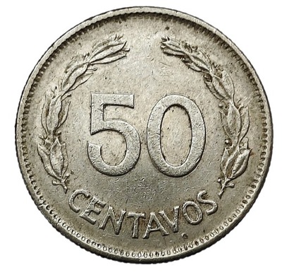 EKWADOR 50 CENTAVOS 1977