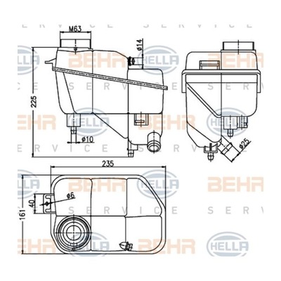 TANK EXPANSION DB E-KLASA, CLS  