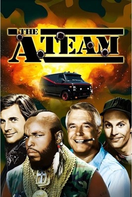 DRUŻYNA A (1983) THE A TEAM - UNIKAT PREMIUM !!! 40x60cm