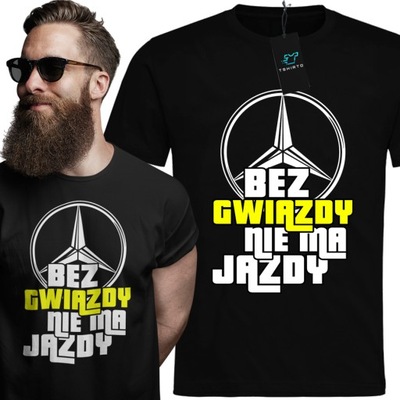 KOSZULKA MĘSKA BEZ GWIAZDY NIE JAZDY MERCEDES XL