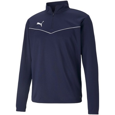 Bluza męska Puma teamRISE Peacoat-Pu granatowa S