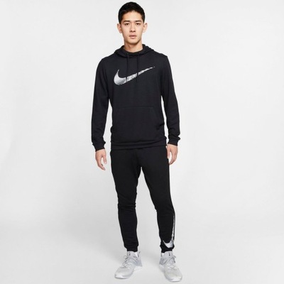 Bluza Nike trening czarna białe logo CJ4268 010 rozmiar M