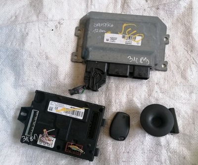 Dacia sandero ii 1,2 16v набор бортовой компьютер bcm ключ фото №1