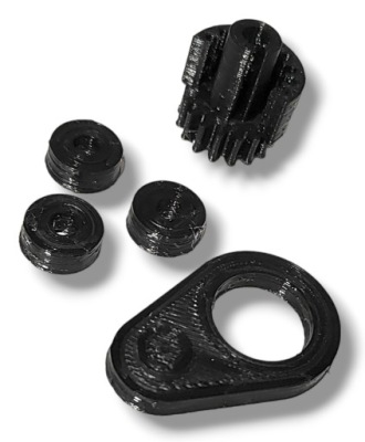 Peugeot 307 набір ремонтний заслінка кришка обдув - сторона права фото №1