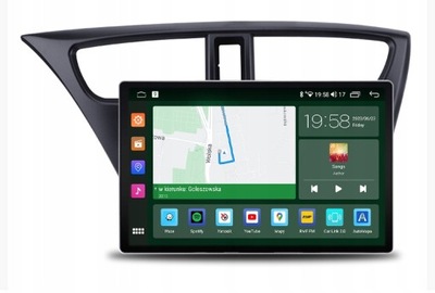 HONDA CIVIC 9 РАДИО НАВИГАЦИЯ ANDROID QLED CARPLAY фото