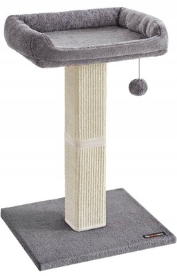 FEANDREA drapak dla kota z platformą słupek z legowiskiem 71 cm