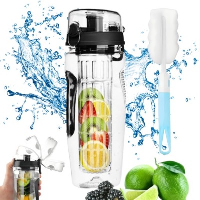 BUTELKA NA WODĘ 1L BUTELKA SPORTOWA DUŻA POJEMNOŚĆ PRZENOŚNA