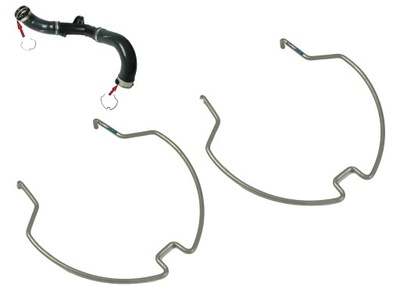 Пряжка проволока do труба wąż turbo opel movano b 2.3 cdti 95519367 95524209 kpl. фото №1