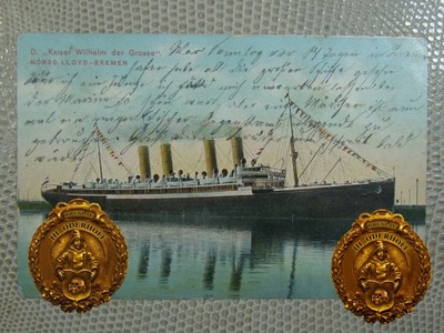 1915 Bremen/Kaiser Wilhelm,Lux Express T877