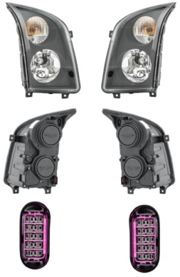 Фара лампа vw crafter 05-13 hella l+p фото №1