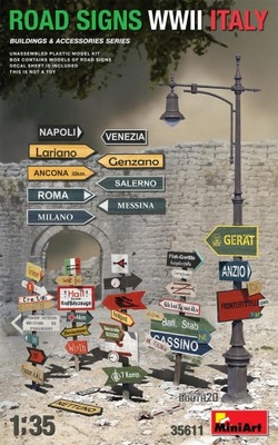 MiniArt 35611 1/35 Road Signs WWII Italy