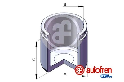 AUTOFREN SEINSA PISTÓN SOPORTE DE FRENADO PARTE DELANTERA 48MM 54MM VOLVO  