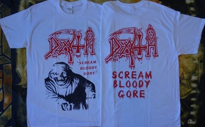 Death Scream Bloody Gore Koszulka Orginał T-Shirt Official Chuck Schuldiner