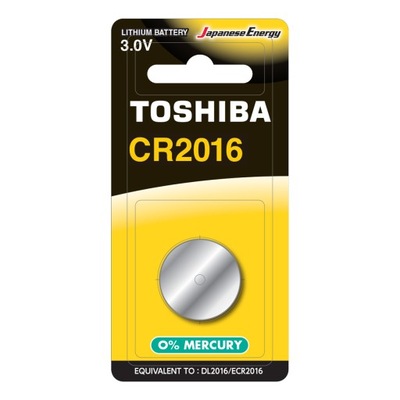 Bateria Litowa TOSHIBA DL CR 2016 3V JAPOŃSKA