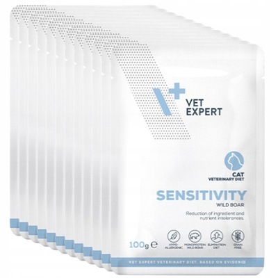4T VetExpert Cat Sensitivity SASZETKA 12 x 100 g
