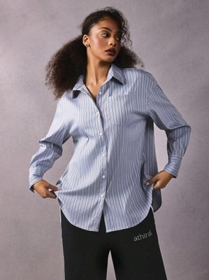 SHEIN NIEBIESKA KOSZULA PASKI (M)