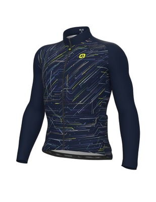 Bluza rowerowa męska Alé Cycling Solid Byte Niebieski M