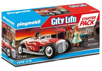 Playmobil Auto Hot Rod Samochód 2 figurki City