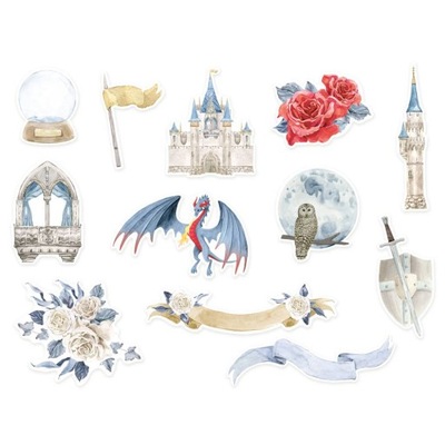 Zestaw elementów Once upon a time, 12szt.