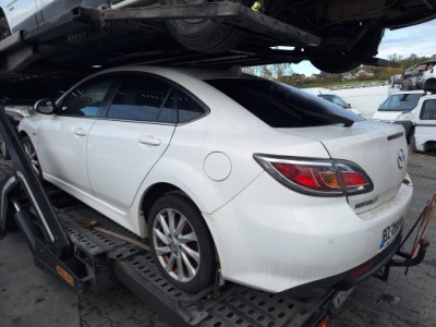 Mazda 6 ii gh lift pdc 5d hb белый 34k хэтчбек / liftback бампер задняя фото №1