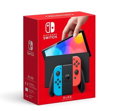 Konsola Nintendo Switch OLED Neon Red Blue NOWA