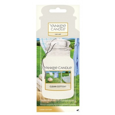 Yankee Candle Zawieszka do auta CLEAN COTTON