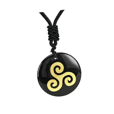 Stone Pendant Necklace Ornament for Black