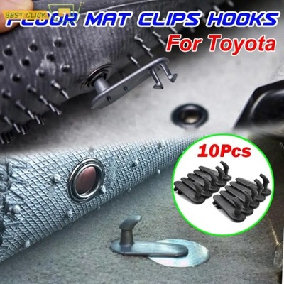 X10 DE AUTOMÓVIL ESTERAS SUELO CLIP PARA TOYOTA CAMRY COROLLA RAV4 V~10359  