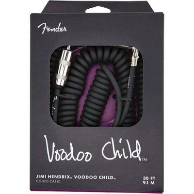 Kabel J-J 9m Fender Jimi Hendrix spiralny Black