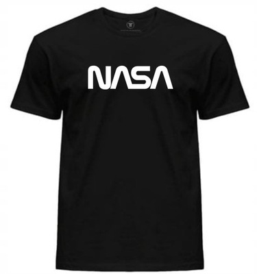 Męska Koszulka czarna NASA 5XL