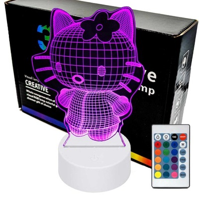 Lampka nocna Hello Kitty 3D LAMP LED